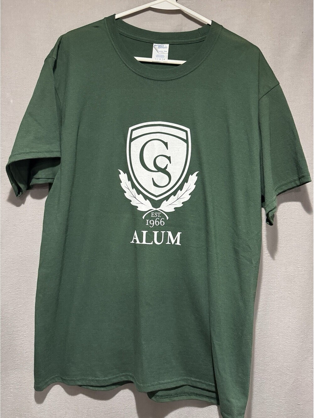 Columbia State Community College Alumni Tee Green Size Large Port & Company